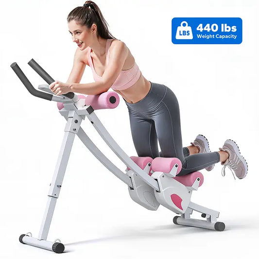 Dual Track Ab Trainer with LCD Monitor