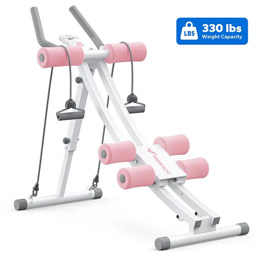 Dual Track Ab Trainer with LCD Monitor