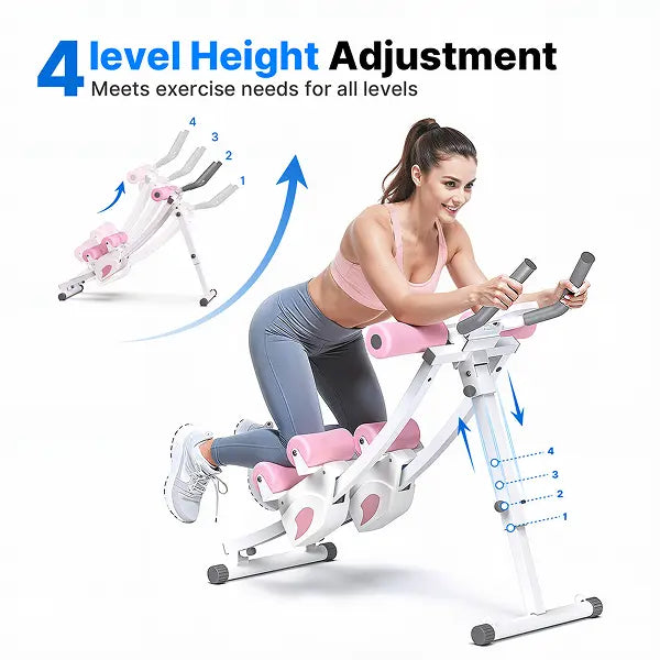 Dual Track Ab Trainer with LCD Monitor